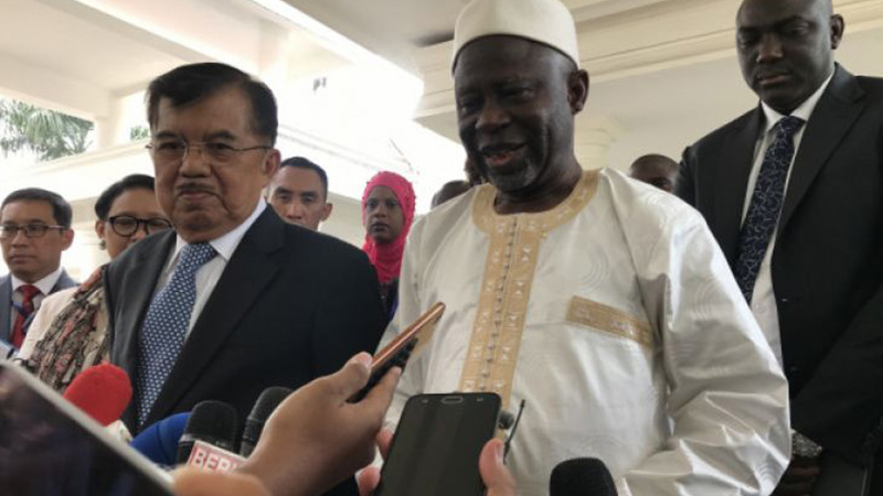 Audience with Indonesian Vice President and Gambian Foreign Minister