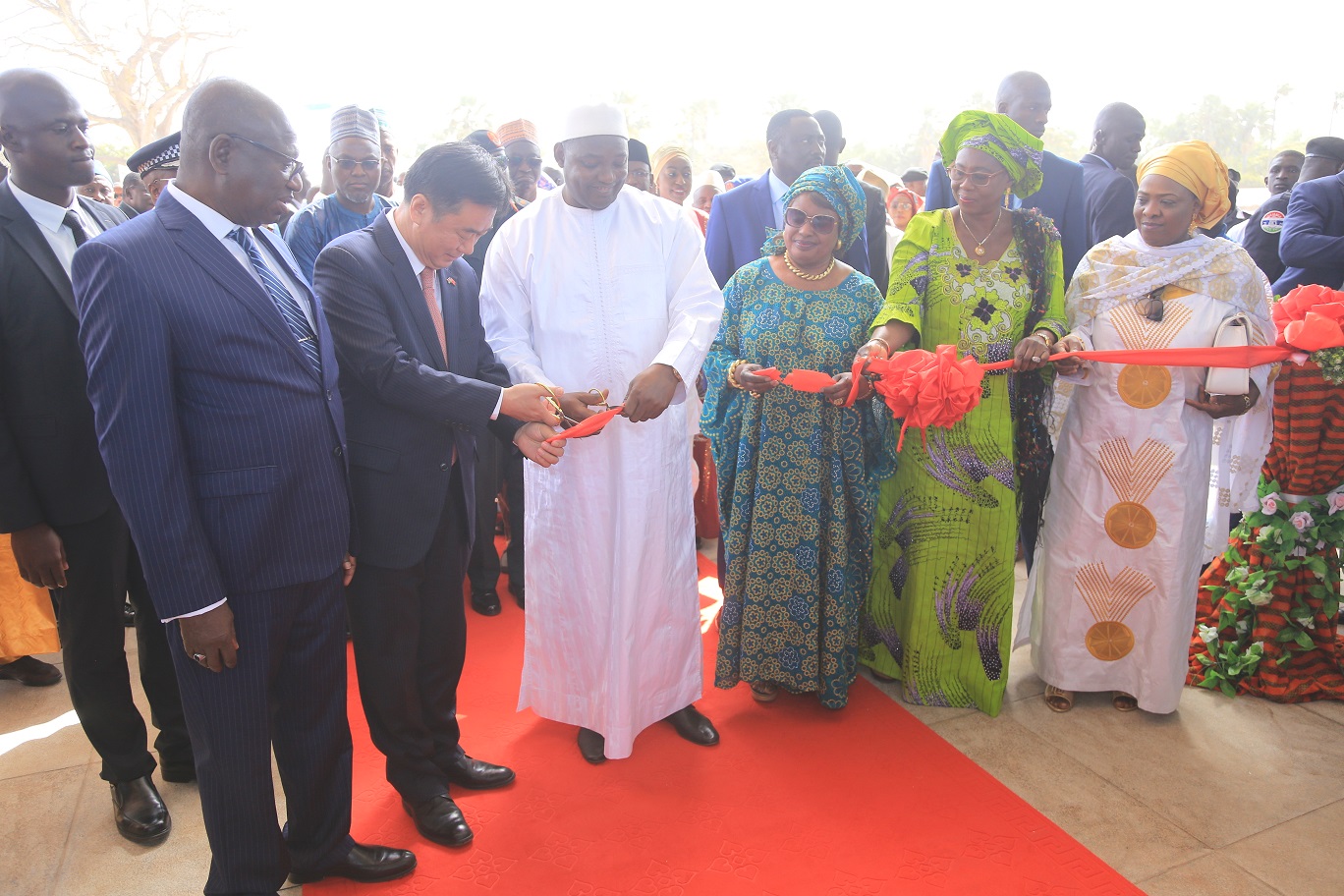 PRESIDENT BARROW INAUGURATES SIR DAWDA KAIRABA JAWARA INTERNATIONAL CONFERENCE CENTER